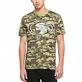 Men's San Francisco 49ers Fresh Team Logo Camo Short Sleeve T-Shirt FengYun,baseball caps,new era cap wholesale,wholesale hats